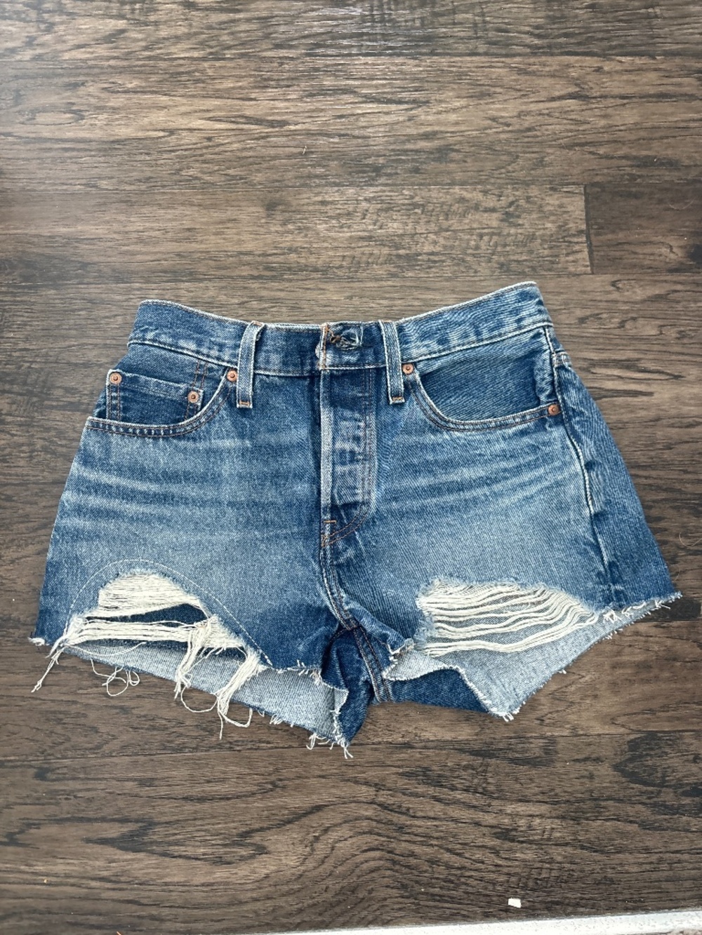 Blue Jean Levi 501 shorts
